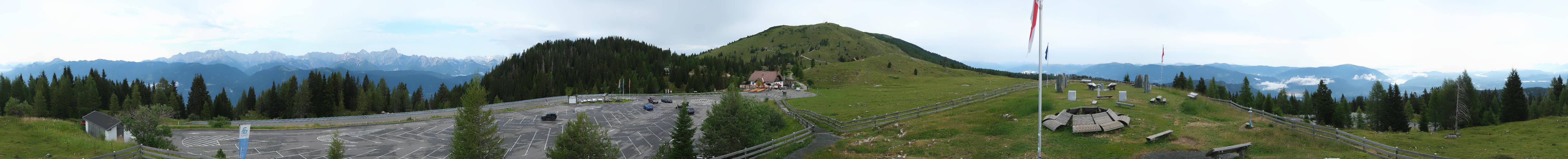Archived image Webcam Villach Alpine Road - Viewpoint Rosstratten