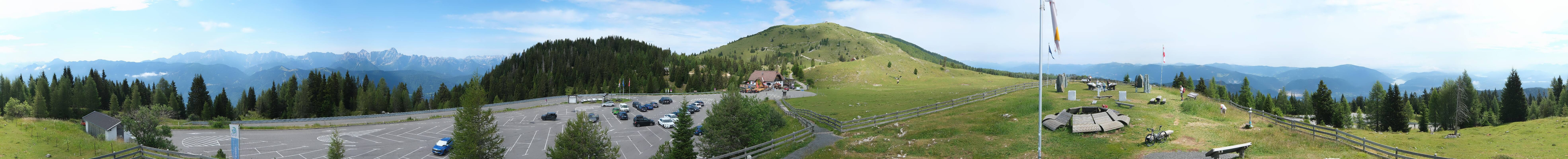 Archived image Webcam Villach Alpine Road - Viewpoint Rosstratten