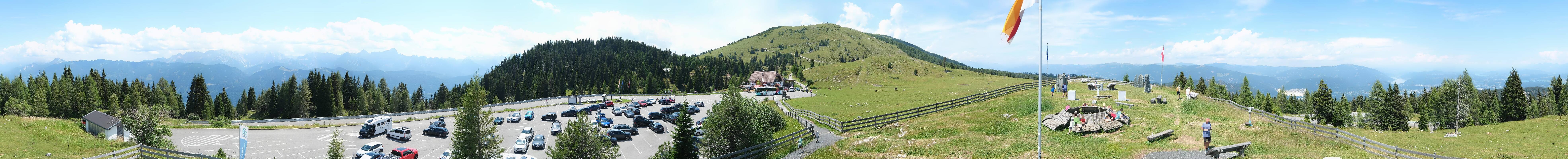 Archived image Webcam Villach Alpine Road - Viewpoint Rosstratten