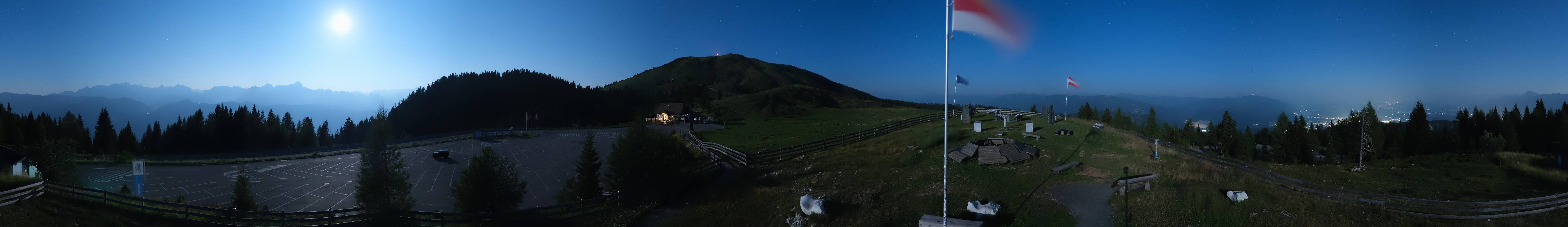 Archiv Foto Webcam Villacher Alpenstraße - Aussichtspunkt Rosstratten