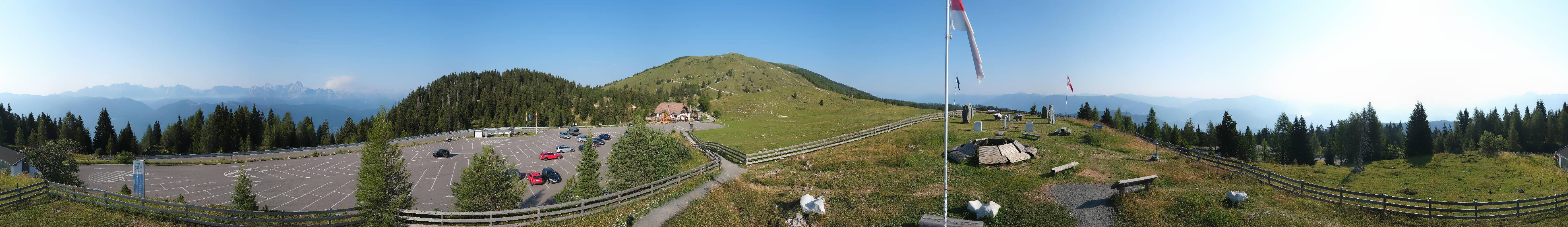 Archived image Webcam Villach Alpine Road - Viewpoint Rosstratten