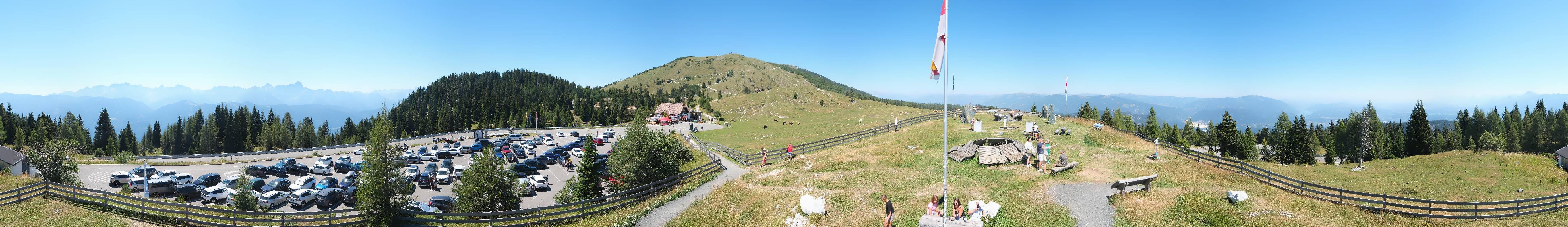 Archived image Webcam Villach Alpine Road - Viewpoint Rosstratten