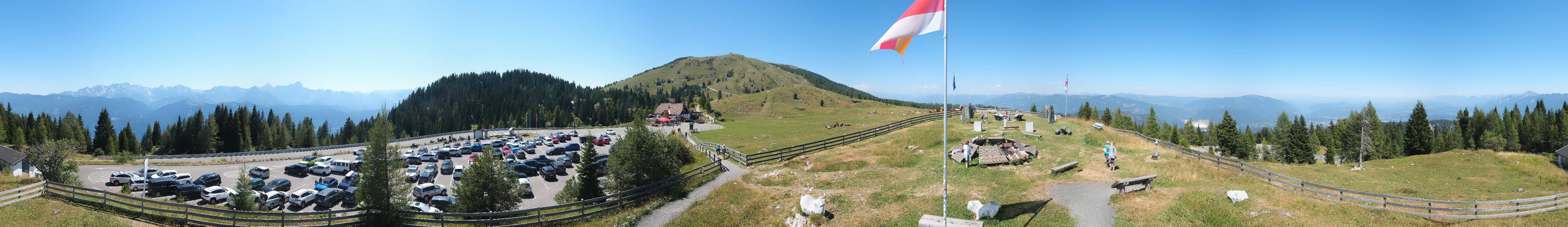 Archived image Webcam Villach Alpine Road - Viewpoint Rosstratten