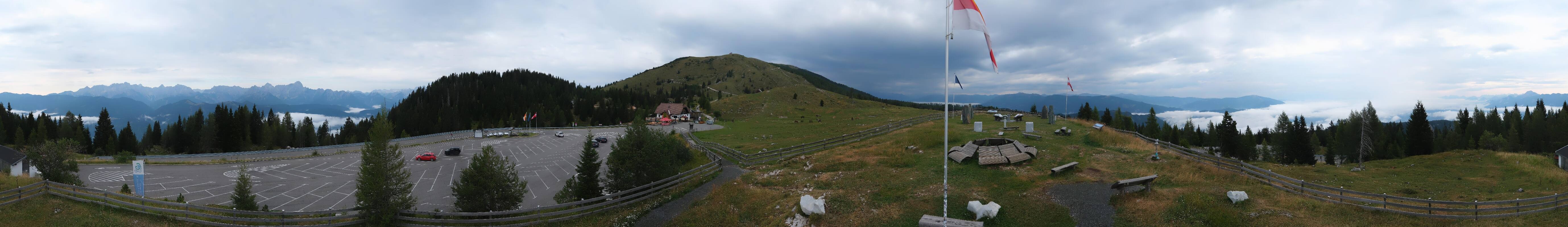 Archiv Foto Webcam Villacher Alpenstraße - Aussichtspunkt Rosstratten