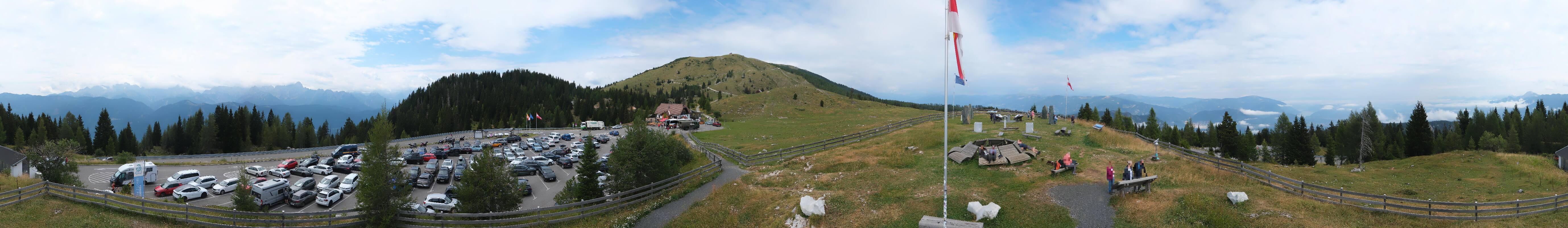 Archiv Foto Webcam Villacher Alpenstraße - Aussichtspunkt Rosstratten