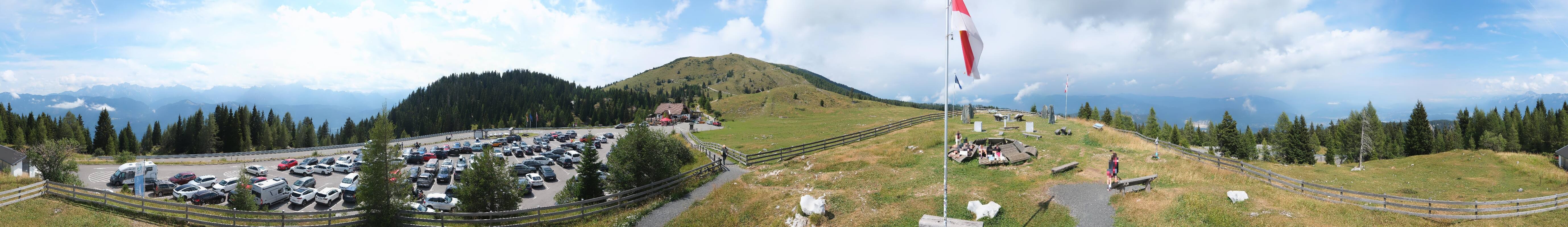 Archiv Foto Webcam Villacher Alpenstraße - Aussichtspunkt Rosstratten