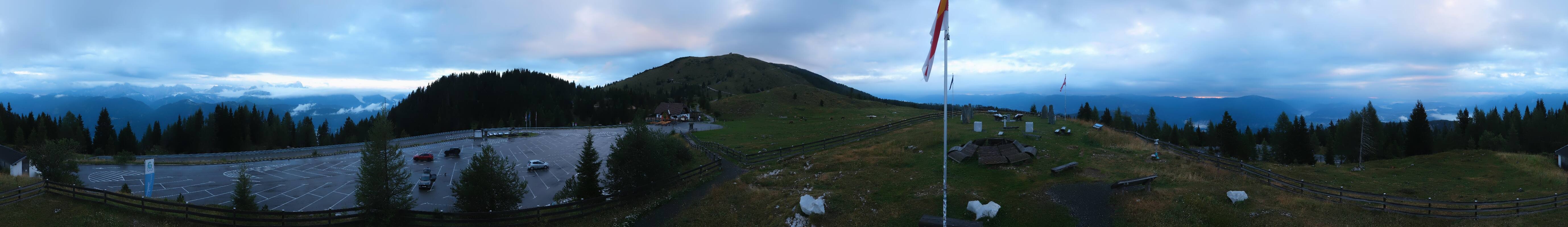 Archiv Foto Webcam Villacher Alpenstraße - Aussichtspunkt Rosstratten