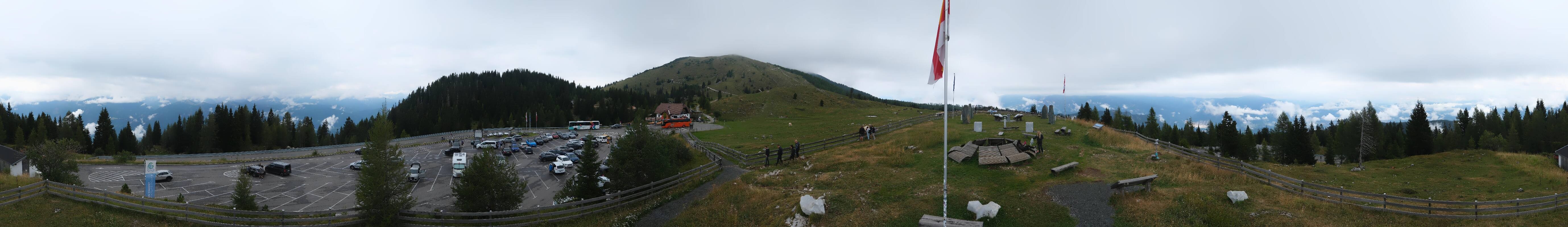 Archiv Foto Webcam Villacher Alpenstraße - Aussichtspunkt Rosstratten