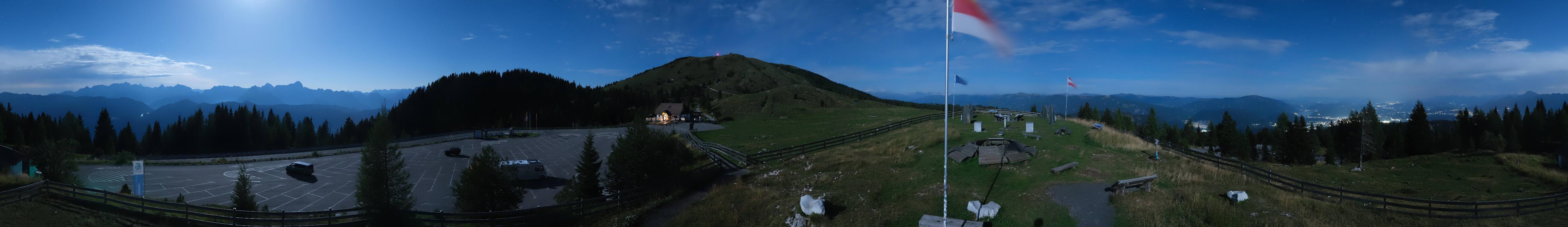 Archived image Webcam Villach Alpine Road - Viewpoint Rosstratten