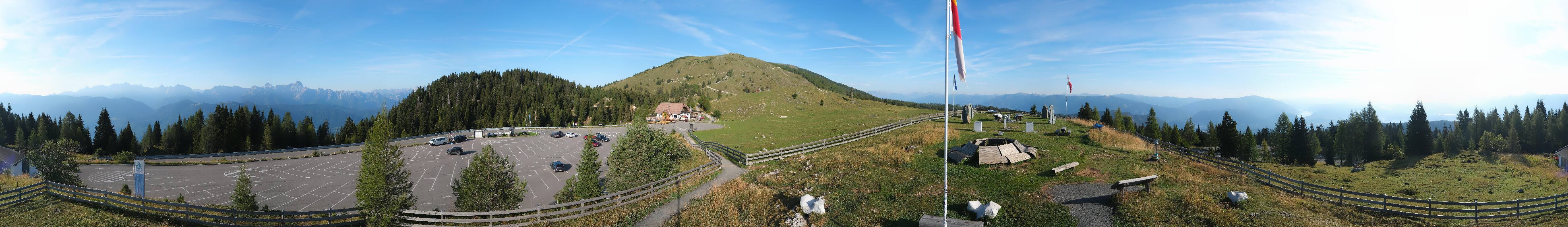 Archiv Foto Webcam Villacher Alpenstraße - Aussichtspunkt Rosstratten