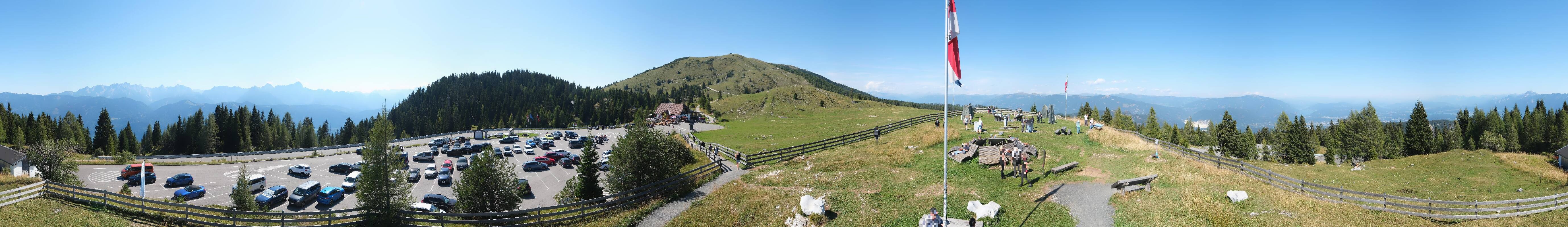 Archiv Foto Webcam Villacher Alpenstraße - Aussichtspunkt Rosstratten