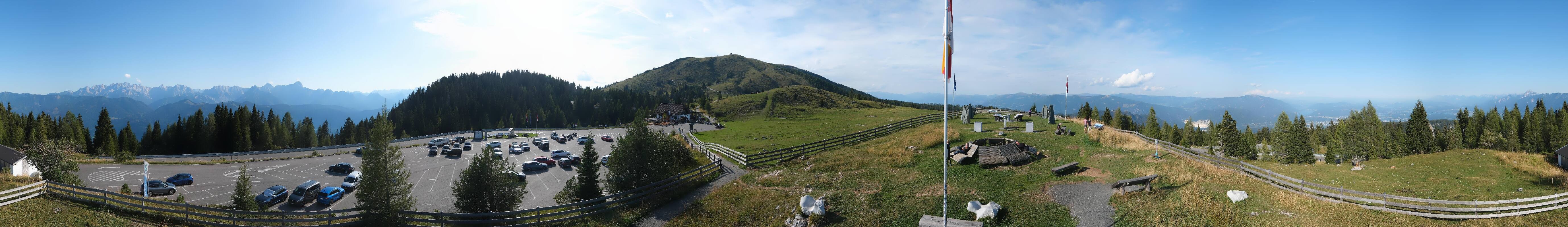 Archiv Foto Webcam Villacher Alpenstraße - Aussichtspunkt Rosstratten