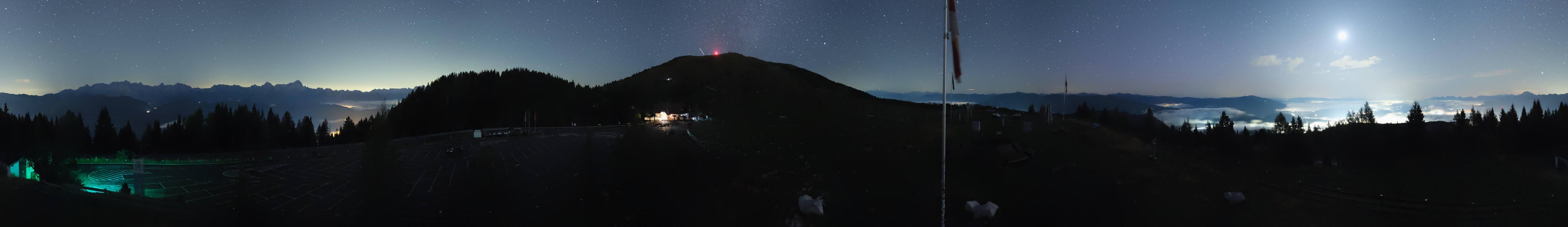 Archiv Foto Webcam Villacher Alpenstraße - Aussichtspunkt Rosstratten