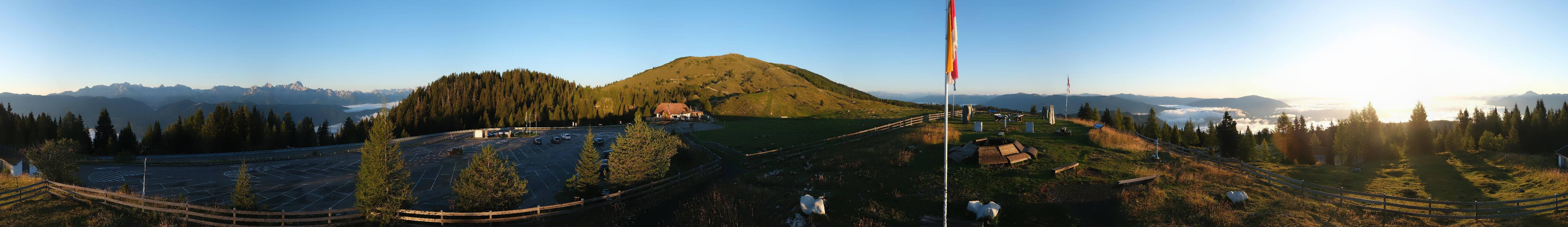 Archiv Foto Webcam Villacher Alpenstraße - Aussichtspunkt Rosstratten