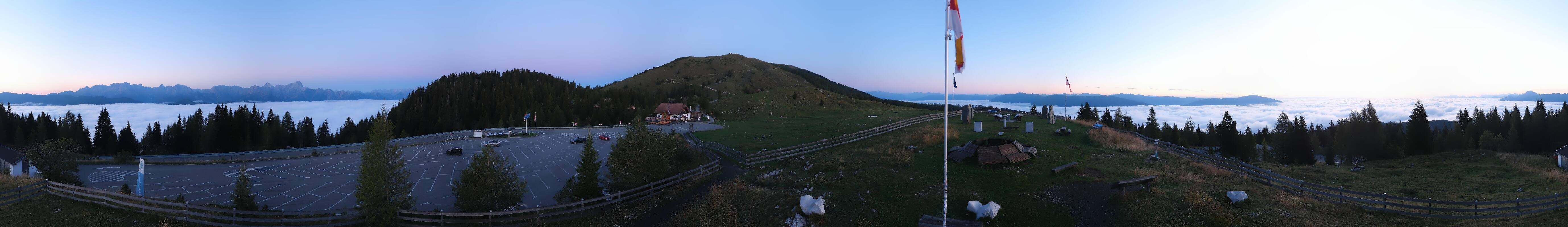 Archiv Foto Webcam Villacher Alpenstraße - Aussichtspunkt Rosstratten