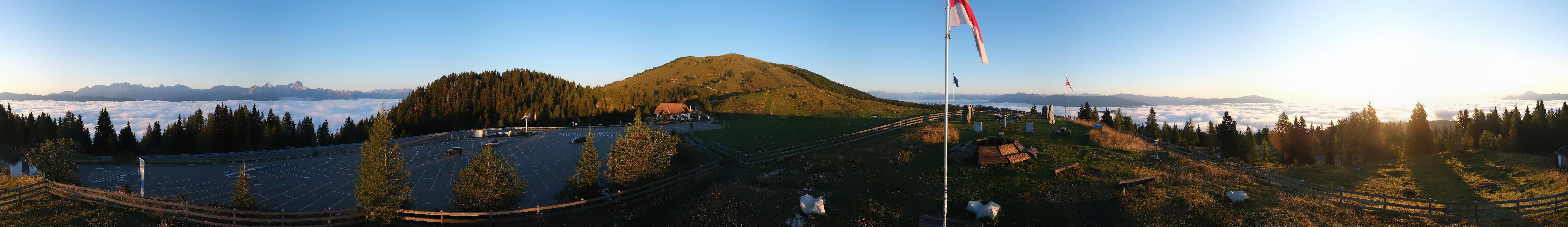 Archiv Foto Webcam Villacher Alpenstraße - Aussichtspunkt Rosstratten