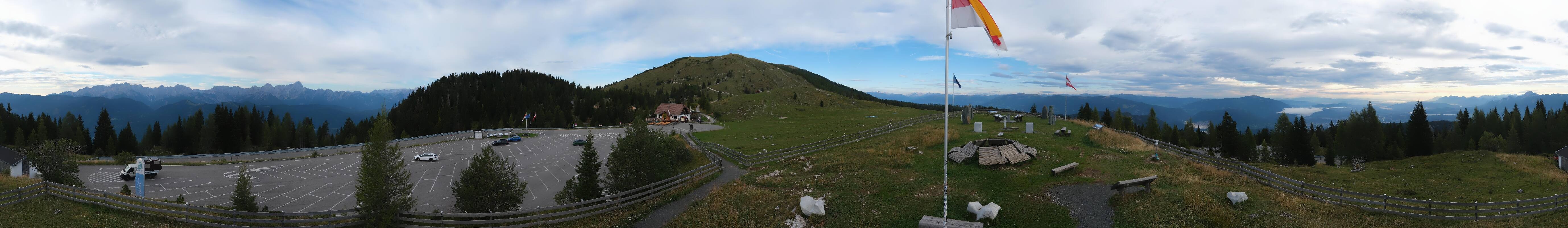 Archived image Webcam Villach Alpine Road - Viewpoint Rosstratten