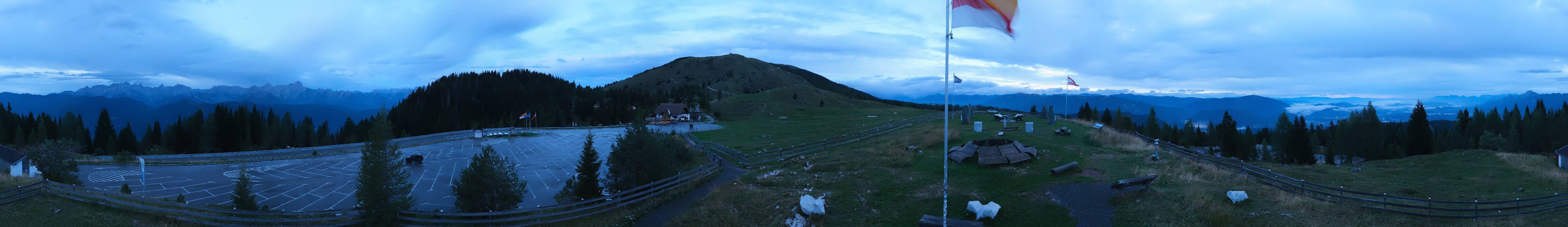 Archiv Foto Webcam Villacher Alpenstraße - Aussichtspunkt Rosstratten