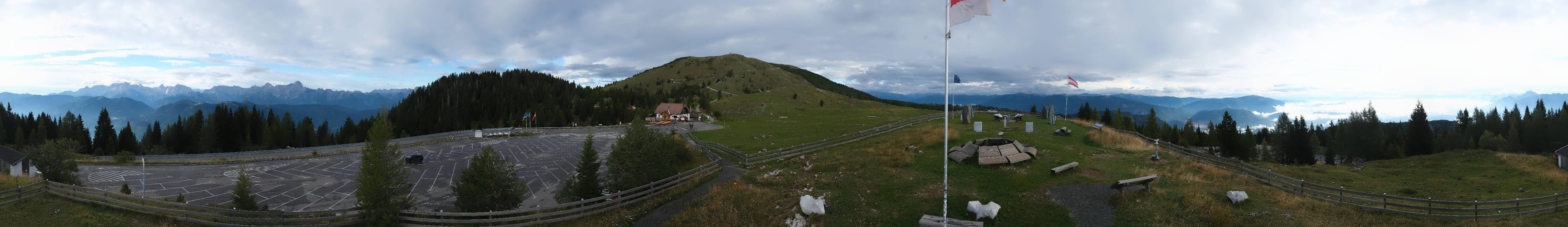 Archiv Foto Webcam Villacher Alpenstraße - Aussichtspunkt Rosstratten
