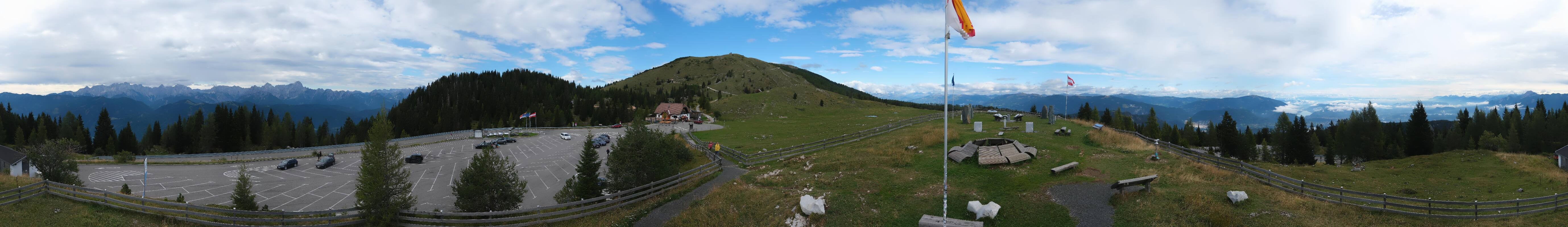 Archiv Foto Webcam Villacher Alpenstraße - Aussichtspunkt Rosstratten