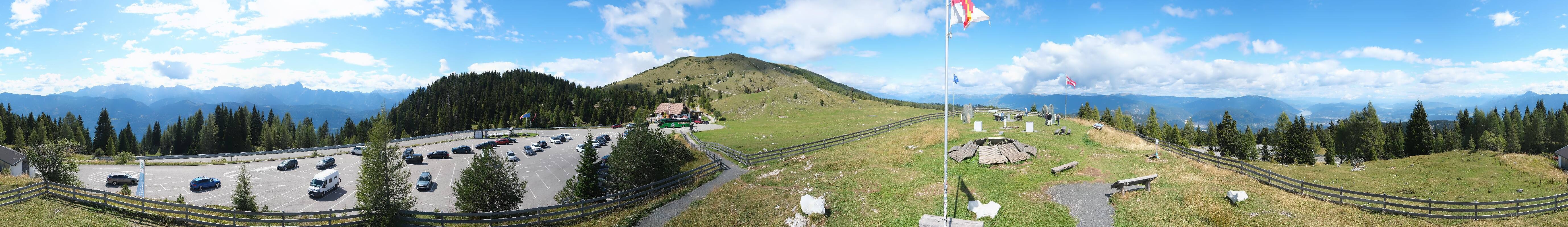 Archiv Foto Webcam Villacher Alpenstraße - Aussichtspunkt Rosstratten