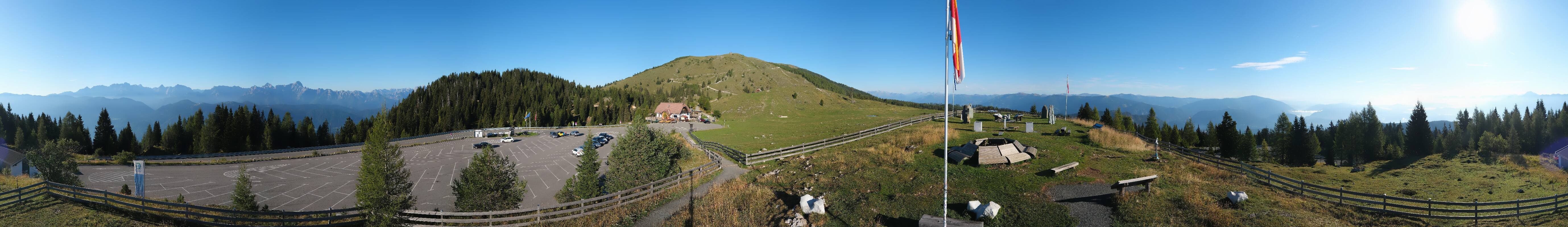 Archiv Foto Webcam Villacher Alpenstraße - Aussichtspunkt Rosstratten