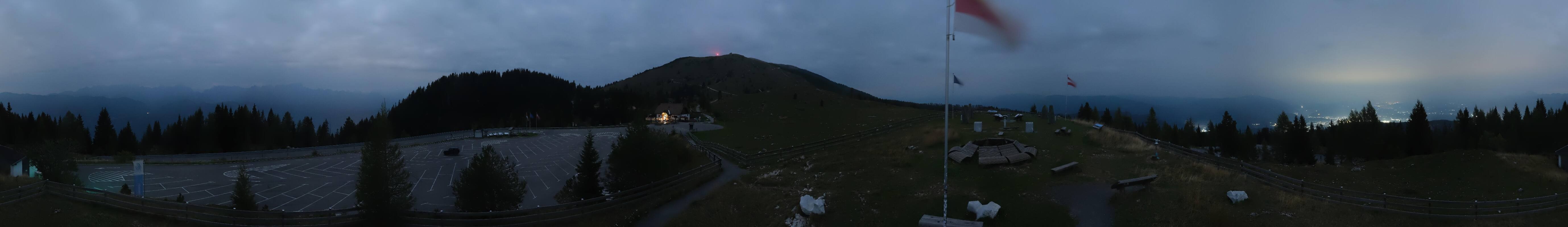 Archiv Foto Webcam Villacher Alpenstraße - Aussichtspunkt Rosstratten