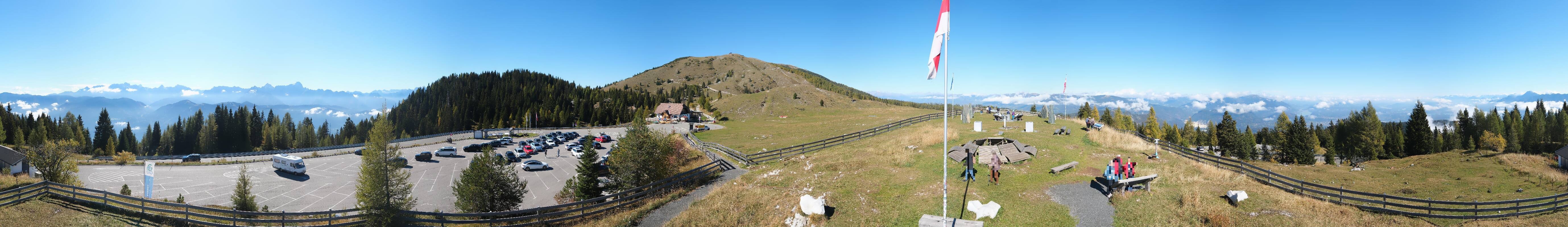 Archived image Webcam Villach Alpine Road - Viewpoint Rosstratten
