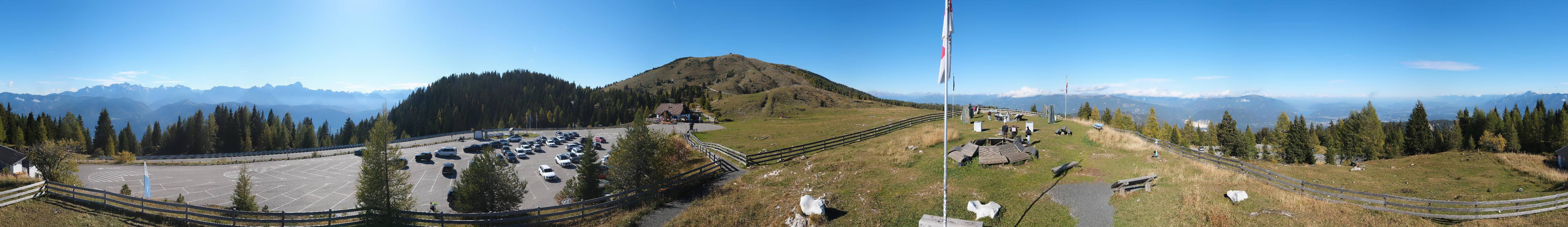 Archived image Webcam Villach Alpine Road - Viewpoint Rosstratten