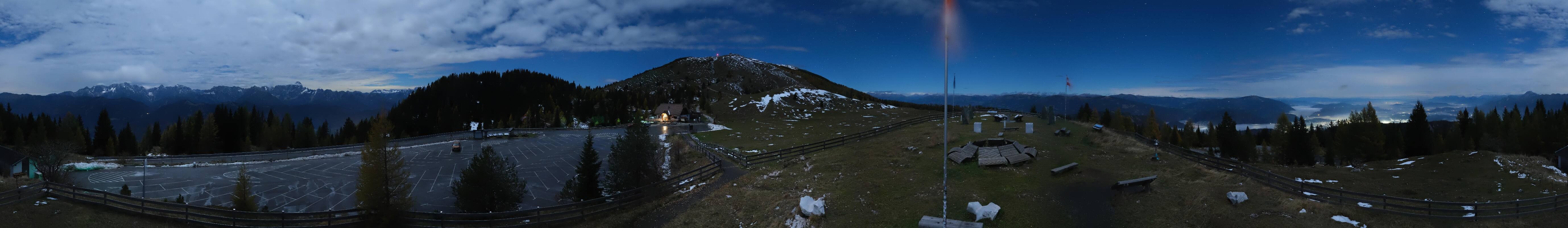Archiv Foto Webcam Villacher Alpenstraße - Aussichtspunkt Rosstratten