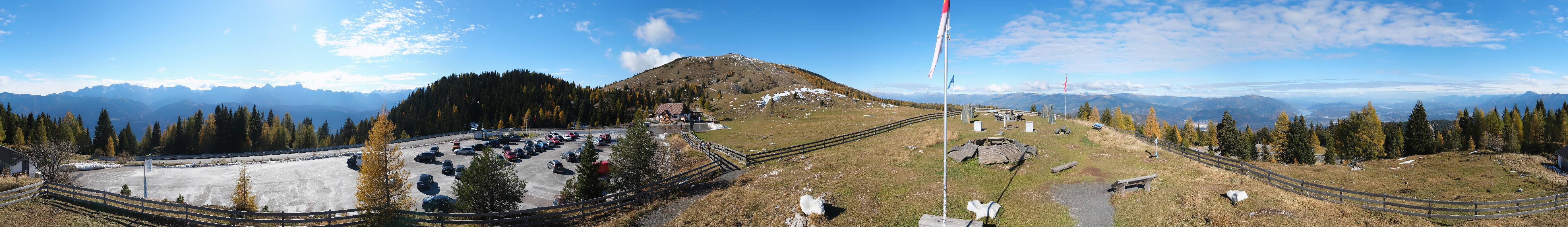 Archiv Foto Webcam Villacher Alpenstraße - Aussichtspunkt Rosstratten
