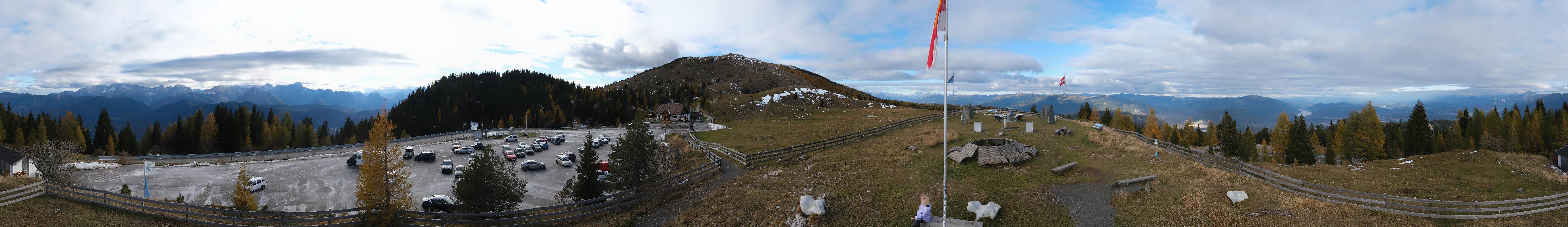 Archiv Foto Webcam Villacher Alpenstraße - Aussichtspunkt Rosstratten