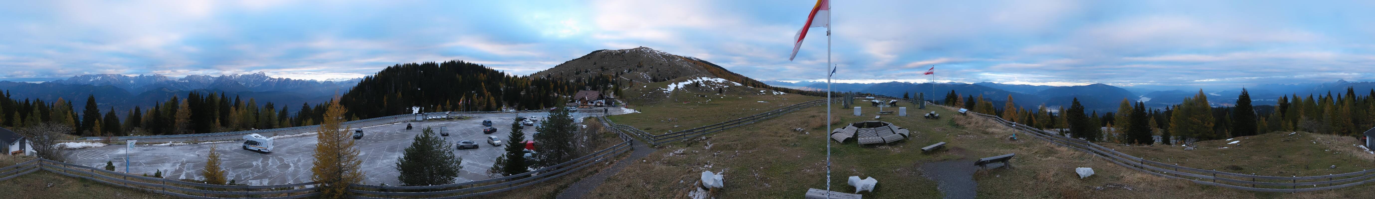 Archived image Webcam Villach Alpine Road - Viewpoint Rosstratten
