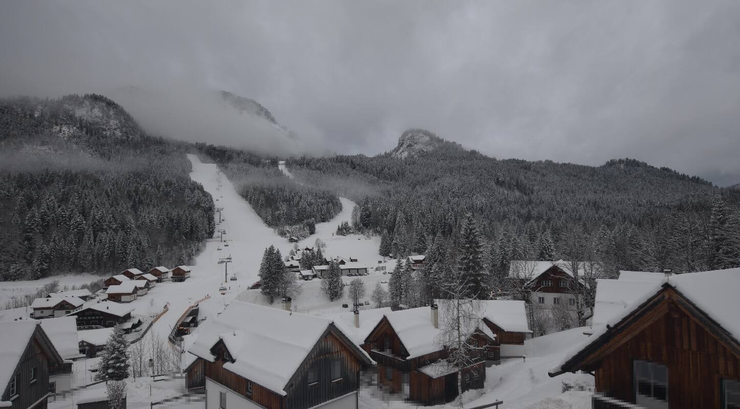 Archiv Foto Webcam Loser Altaussee - Sesselbahn Sandling-Jet