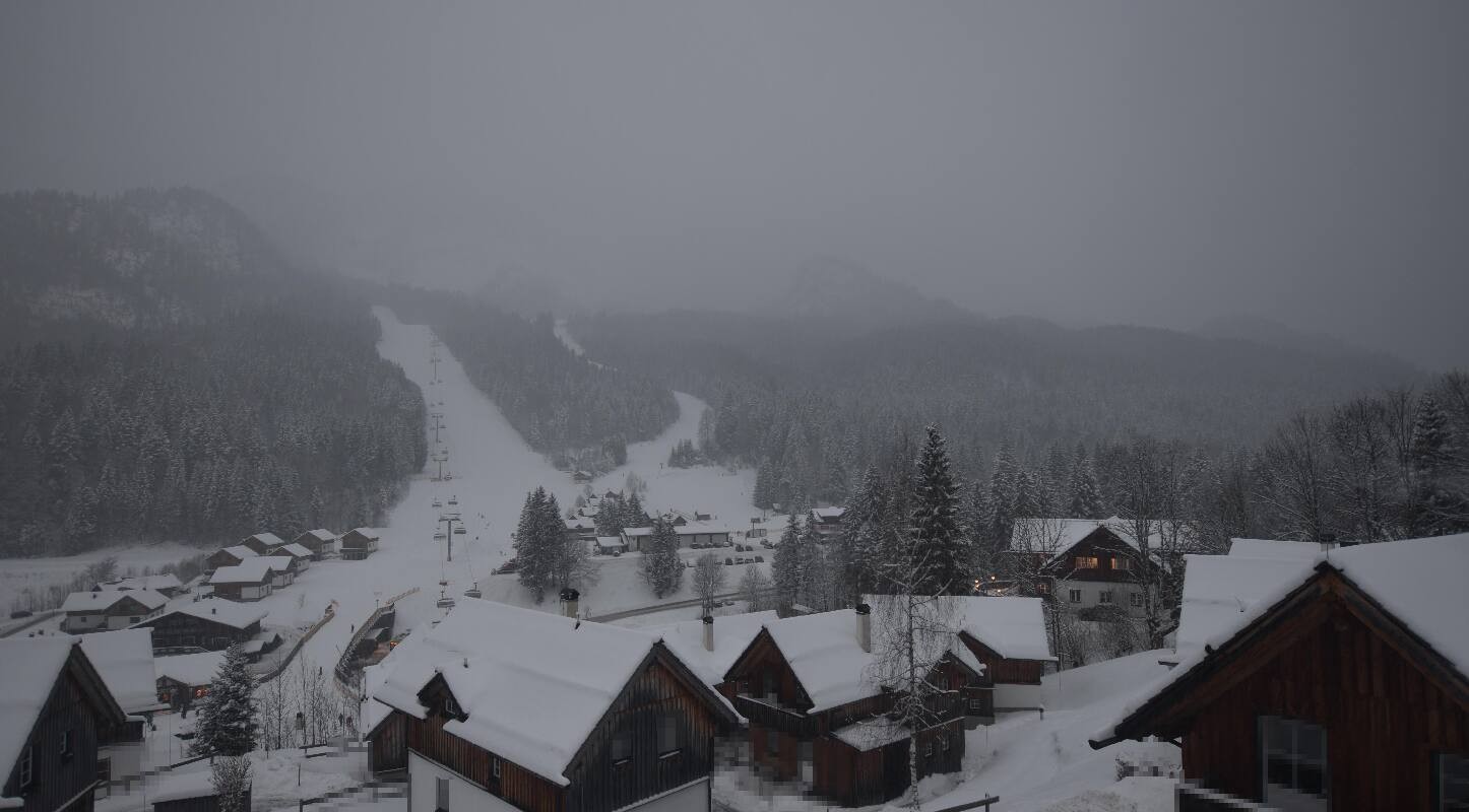 Archiv Foto Webcam Loser Altaussee - Sesselbahn Sandling-Jet