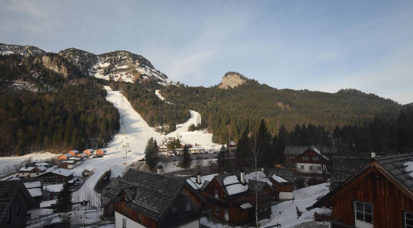 Archiv Foto Webcam Loser Altaussee - Sesselbahn Sandling-Jet