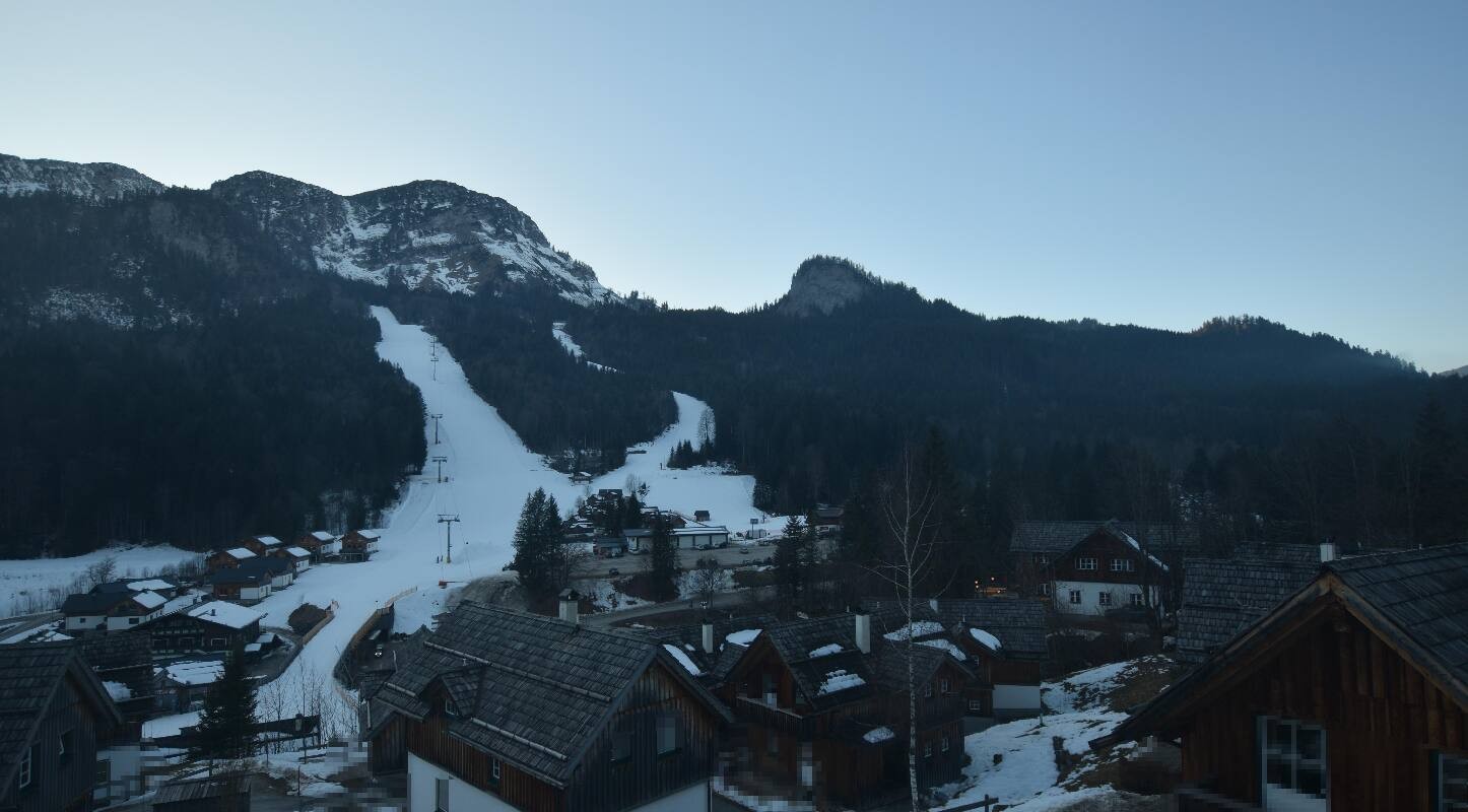 Archiv Foto Webcam Loser Altaussee - Sesselbahn Sandling-Jet