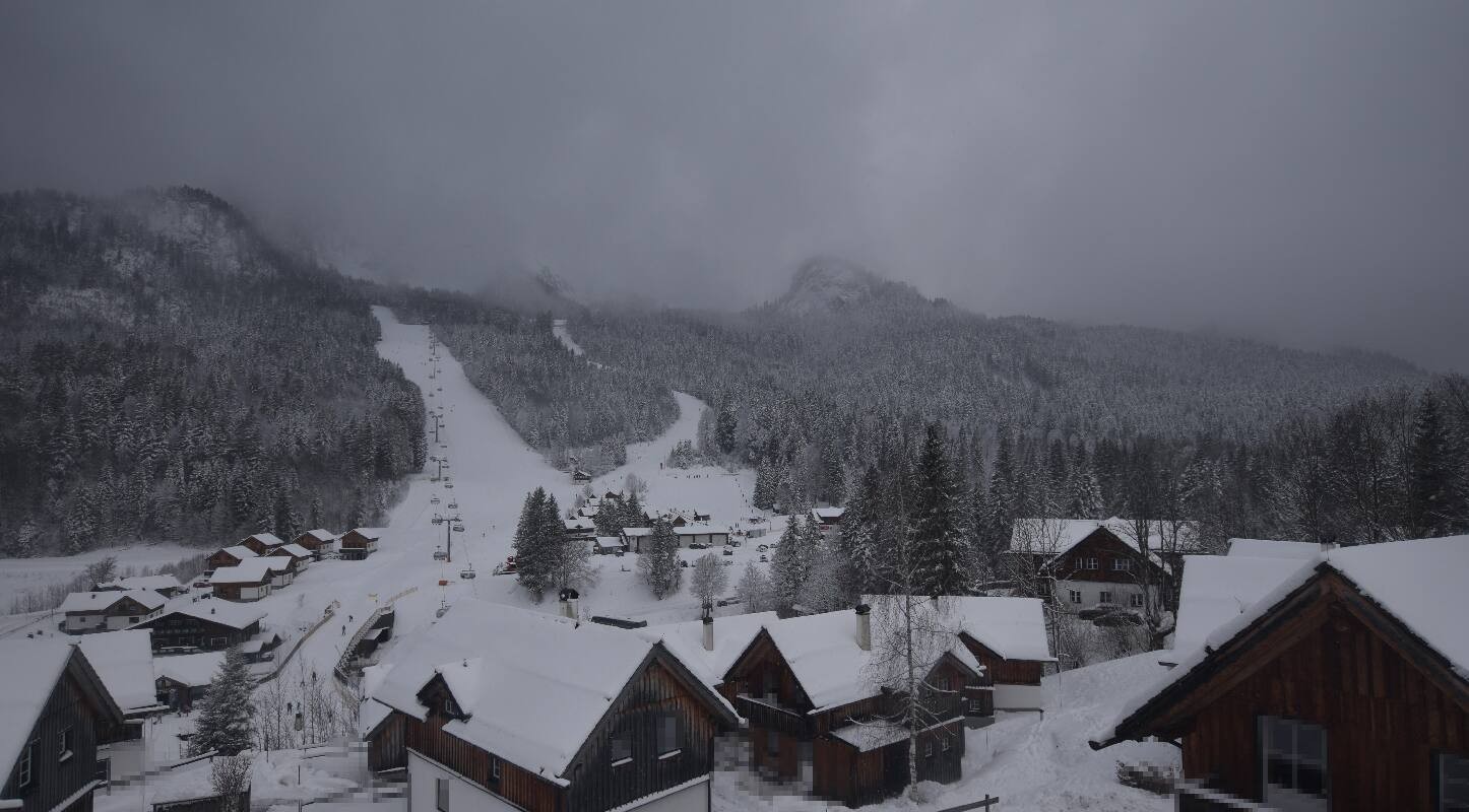 Archiv Foto Webcam Loser Altaussee - Sesselbahn Sandling-Jet