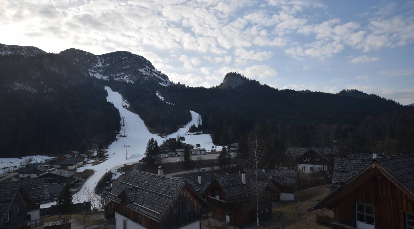 Archiv Foto Webcam Loser Altaussee - Sesselbahn Sandling-Jet