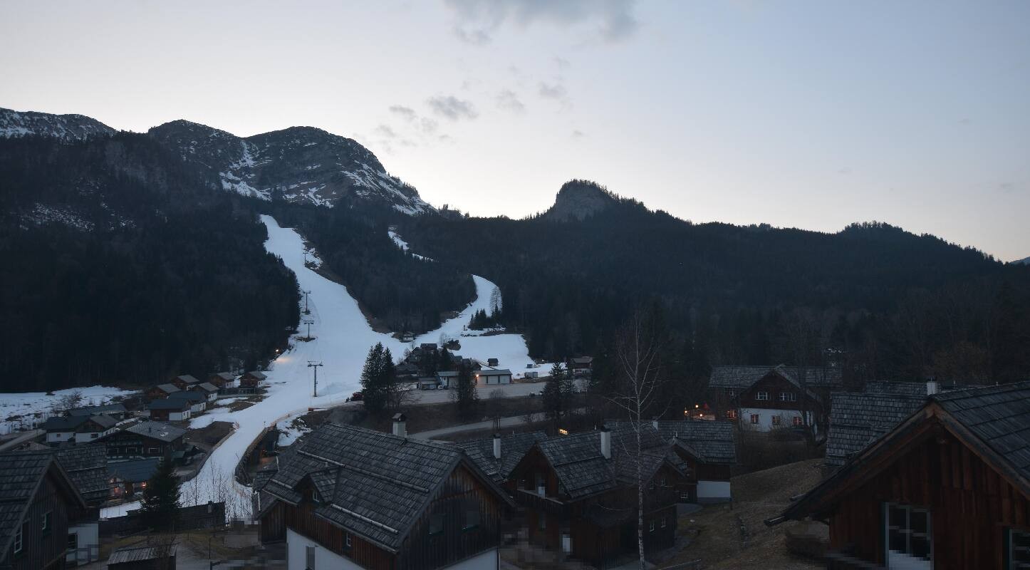 Archiv Foto Webcam Loser Altaussee - Sesselbahn Sandling-Jet