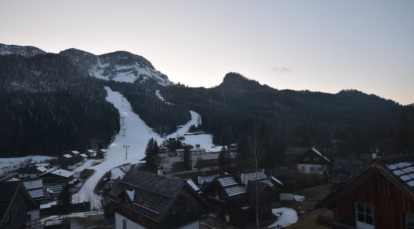 Archiv Foto Webcam Loser Altaussee - Sesselbahn Sandling-Jet