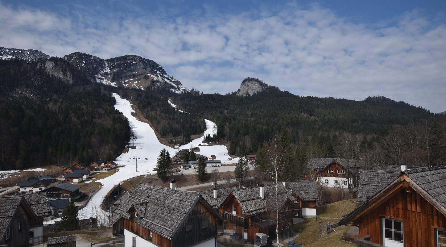 Archiv Foto Webcam Loser Altaussee - Sesselbahn Sandling-Jet