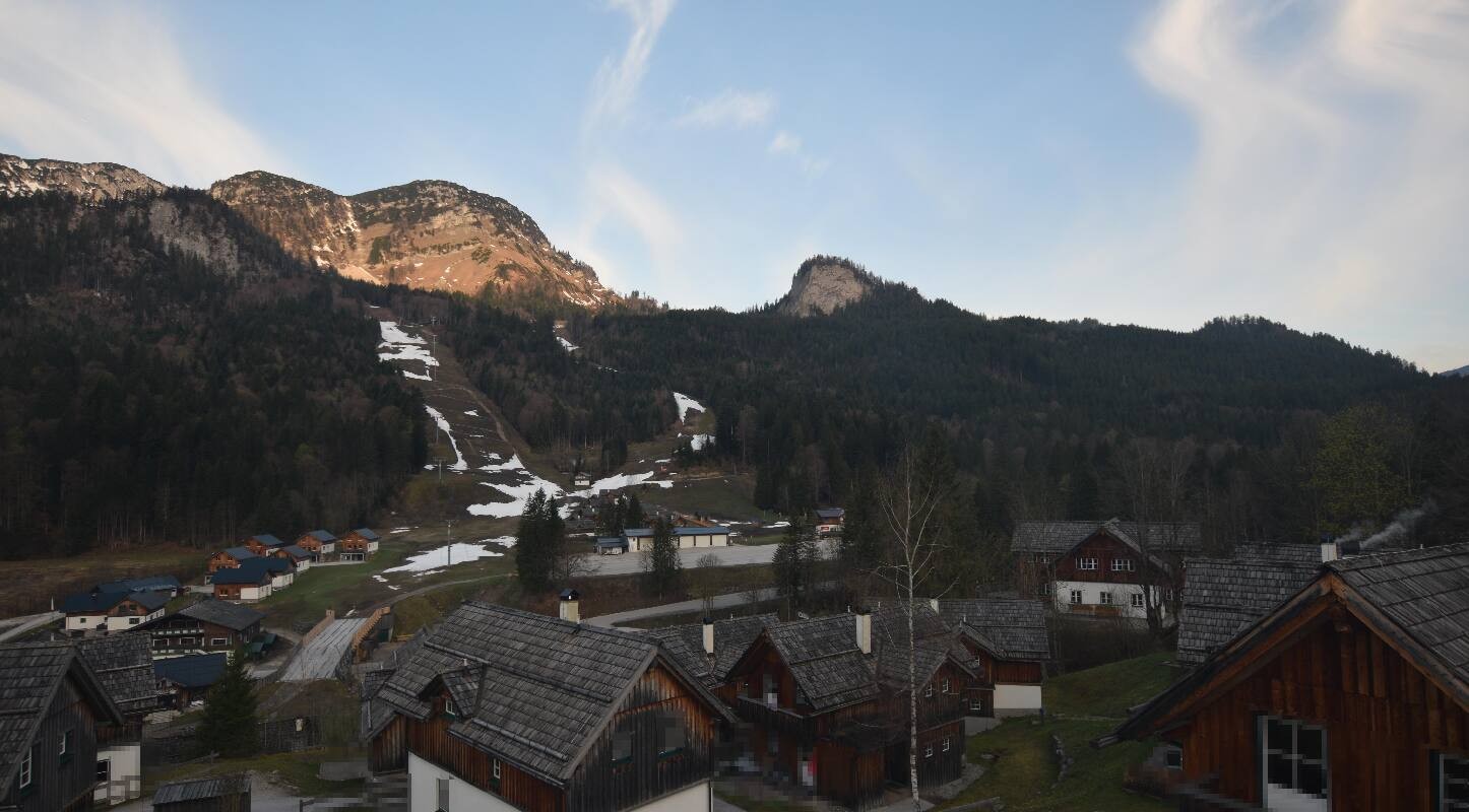 Archiv Foto Webcam Loser Altaussee - Sesselbahn Sandling-Jet