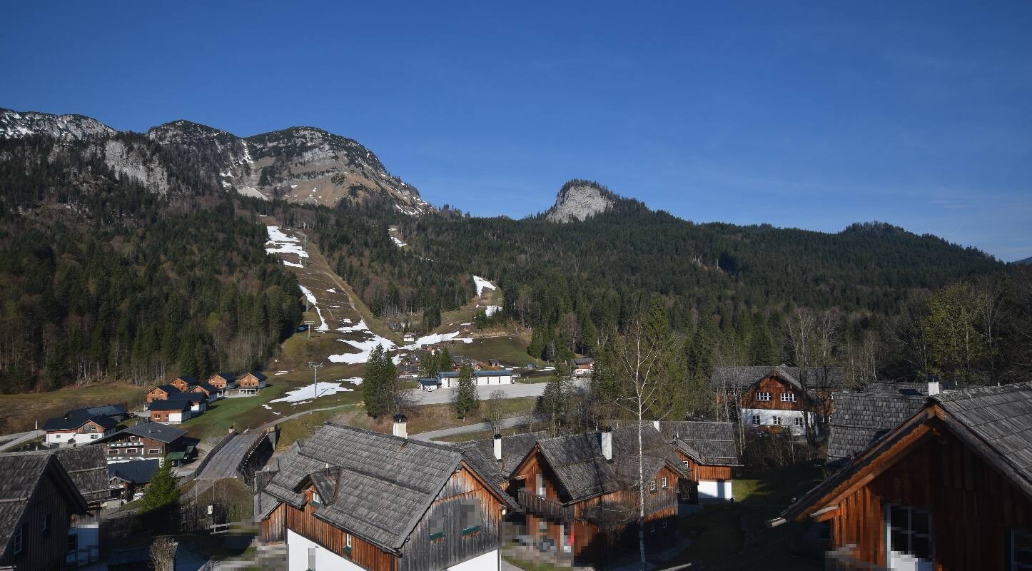 Archiv Foto Webcam Loser Altaussee - Sesselbahn Sandling-Jet