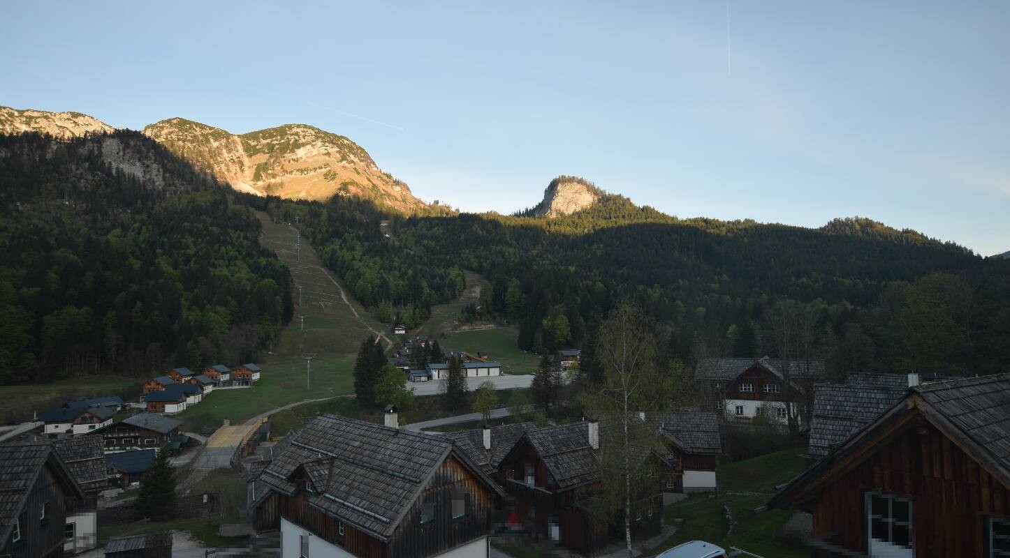 Archiv Foto Webcam Loser Altaussee - Sesselbahn Sandling-Jet