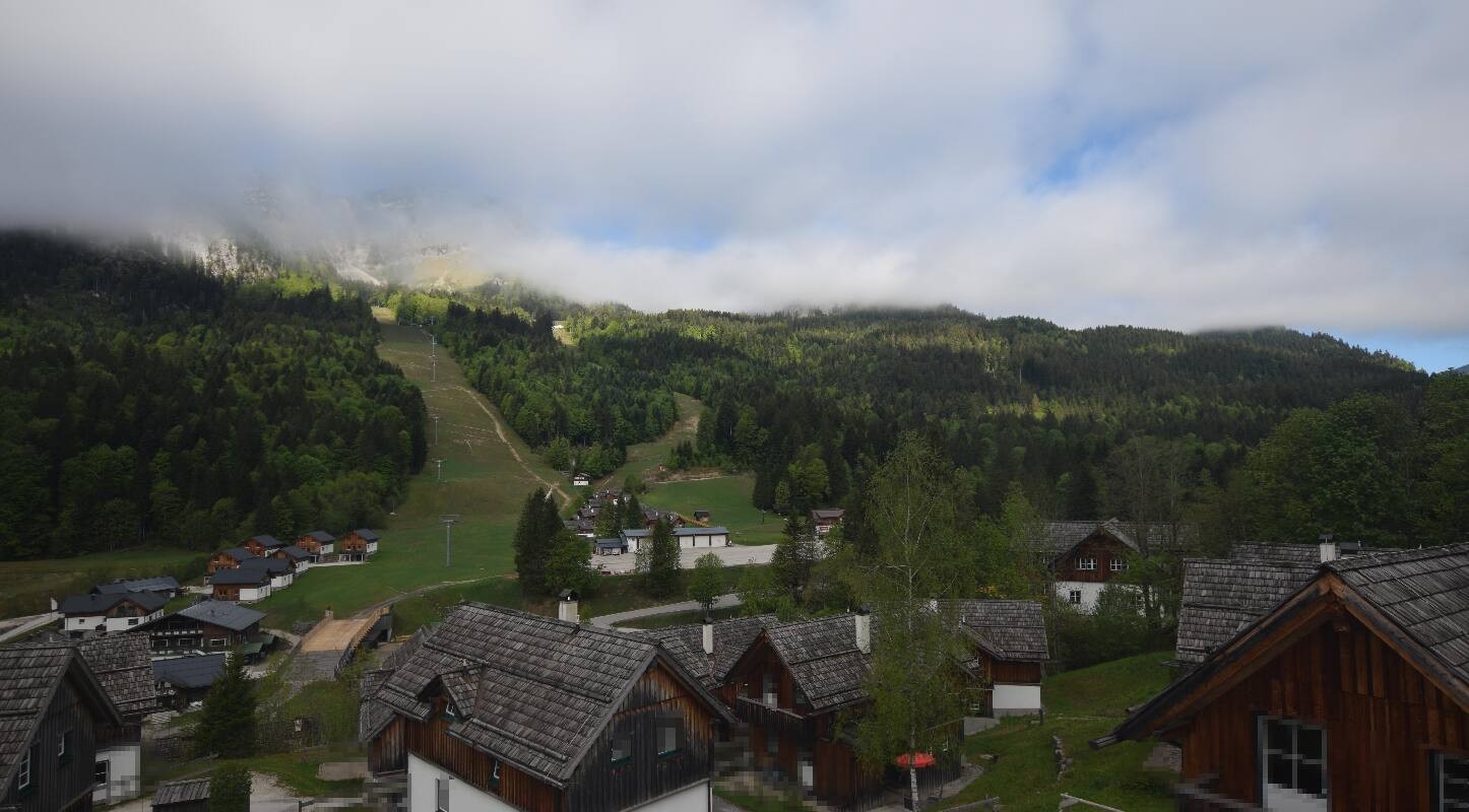 Archiv Foto Webcam Loser Altaussee - Sesselbahn Sandling-Jet