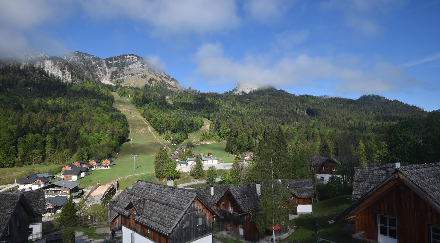 Archiv Foto Webcam Loser Altaussee - Sesselbahn Sandling-Jet