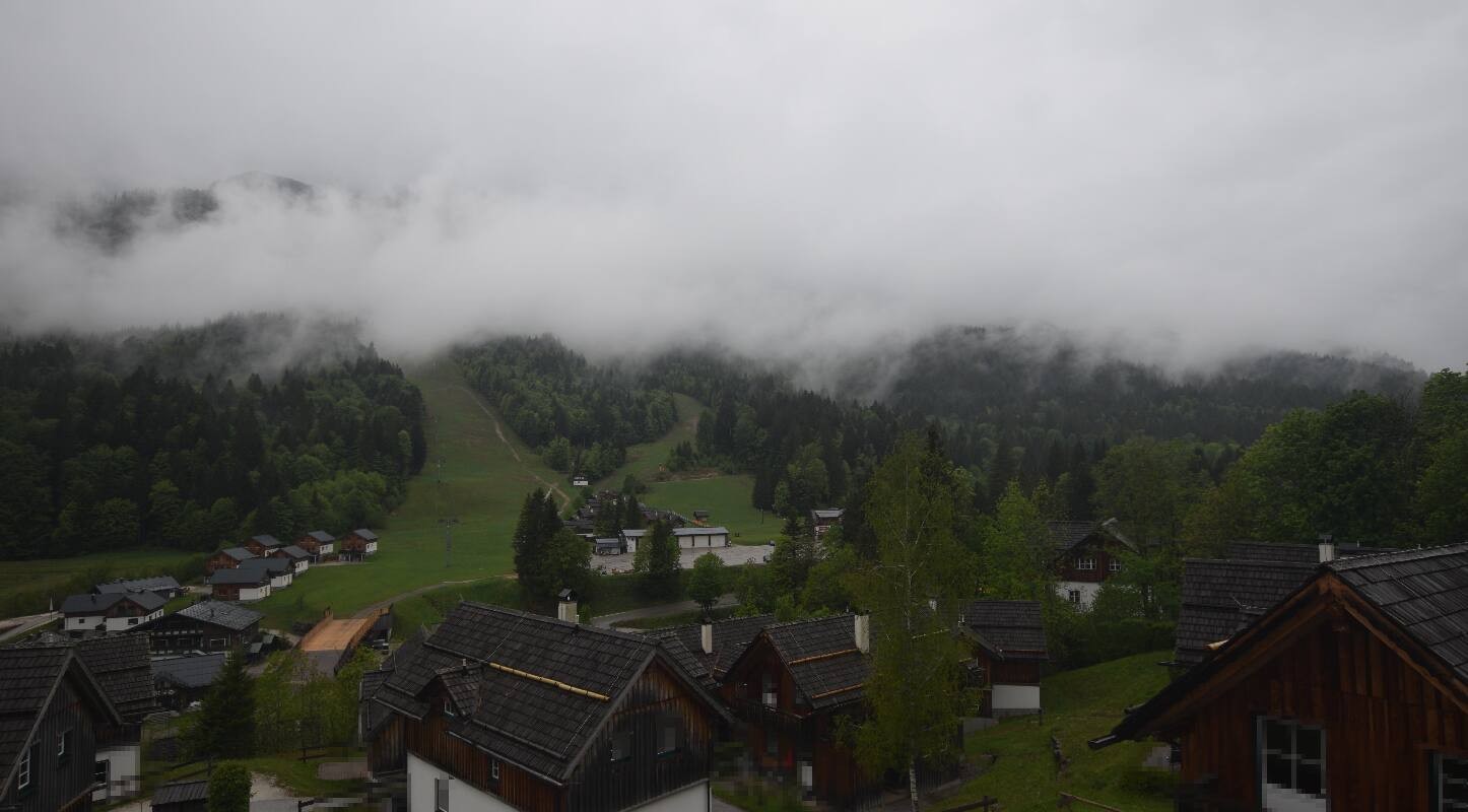 Archiv Foto Webcam Loser Altaussee - Sesselbahn Sandling-Jet