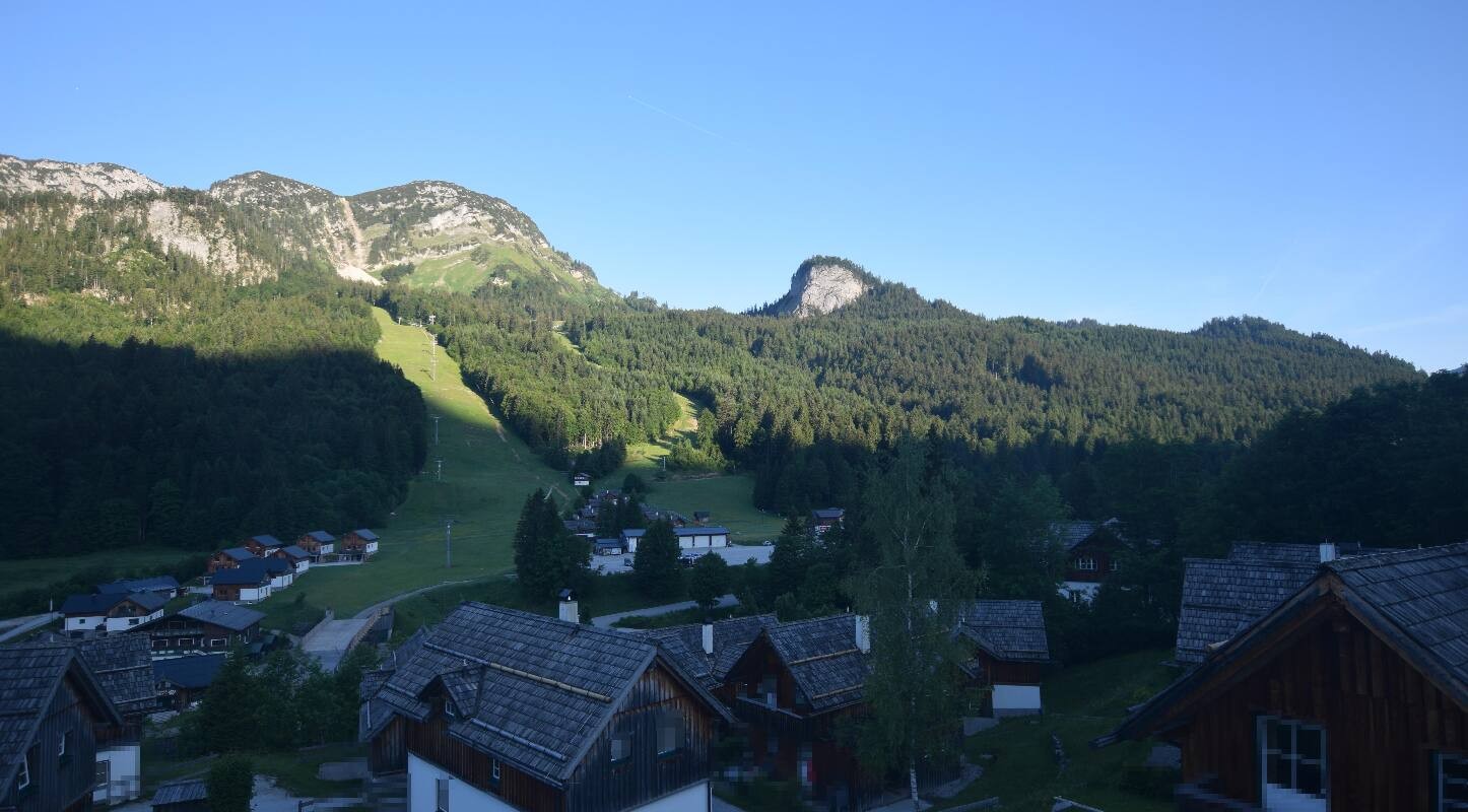 Archiv Foto Webcam Loser Altaussee - Sesselbahn Sandling-Jet