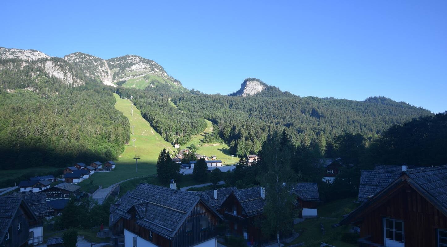 Archiv Foto Webcam Loser Altaussee - Sesselbahn Sandling-Jet